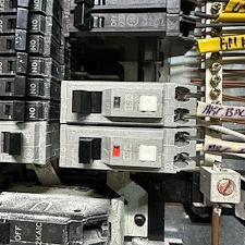 AFCI-Breaker-Tripping-Due-to-Pinched-Ceiling-Fan-Light-Wiring-in-Gardendale-AL 3